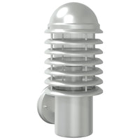 Buitenwandlamp Roestvrij Staal Kleurig Zilver