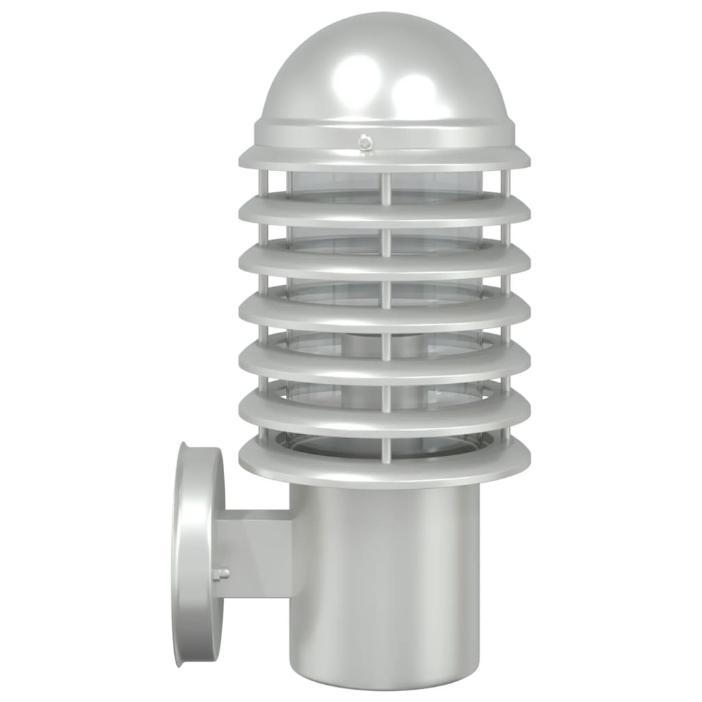 Buitenwandlamp Roestvrij Staal Kleurig Zilver