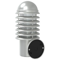 Buitenwandlamp Roestvrij Staal Kleurig Zilver