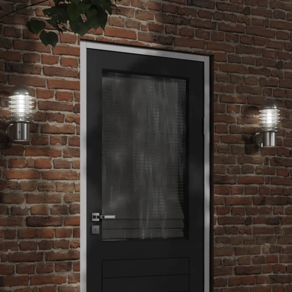 Buitenwandlamp Roestvrij Staal Kleurig Zilver
