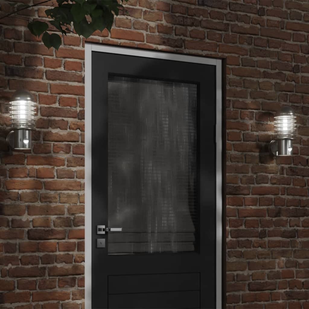 Buitenwandlamp Roestvrij Staal Kleurig Zilver