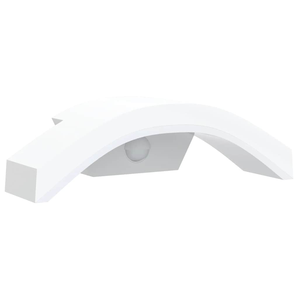 Buitenwandlampen Led Met Sensors Gegoten Aluminium Wit