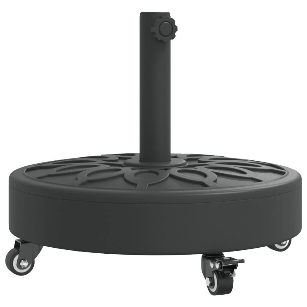 Parasolvoet Met Wielen Voor Stok Van Ø38 / 48 Mm Rond