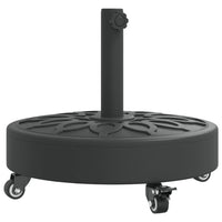Parasolvoet Met Wielen Voor Stok Van Ø38 / 48 Mm Rond