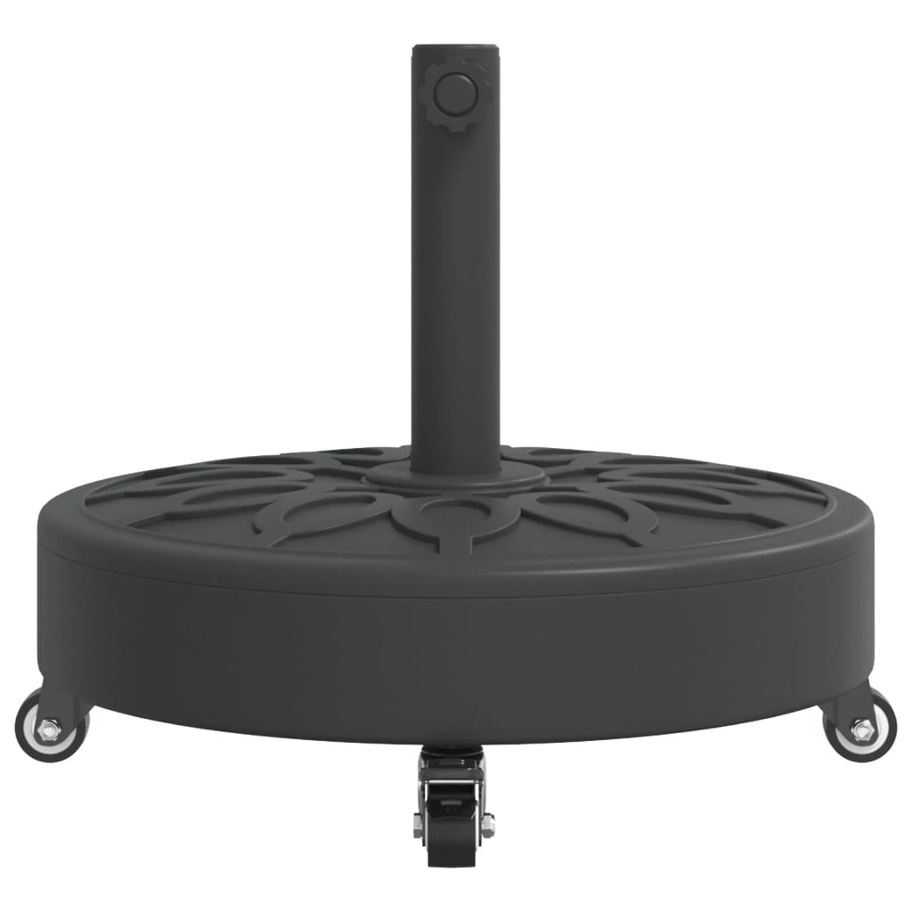Parasolvoet Met Wielen Voor Stok Van Ø38 / 48 Mm Rond