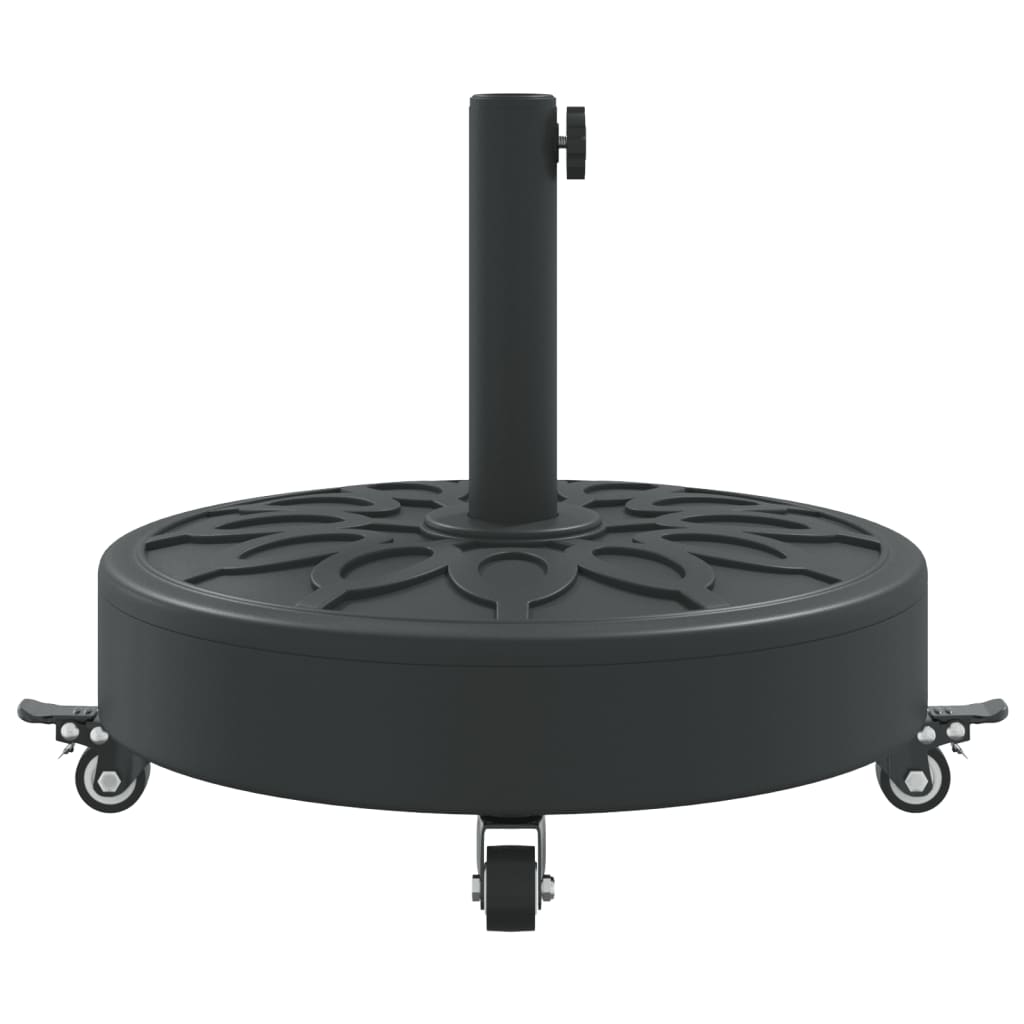 Parasolvoet Met Wielen Voor Stok Van Ø38 / 48 Mm Rond