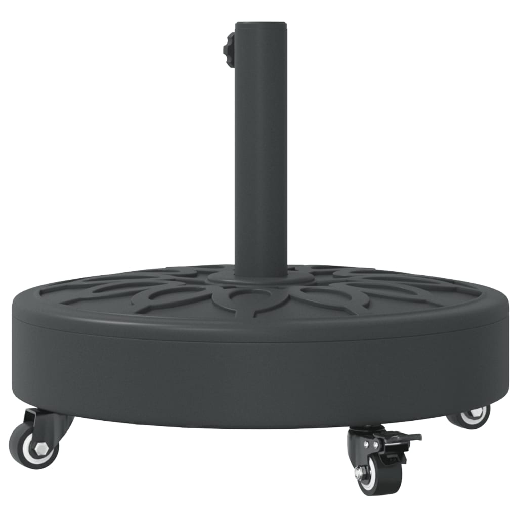 Parasolvoet Met Wielen Voor Stok Van Ø38 / 48 Mm Rond