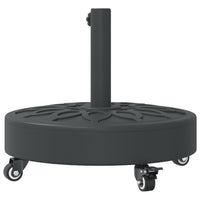 Parasolvoet Met Wielen Voor Stok Van Ø38 / 48 Mm Rond