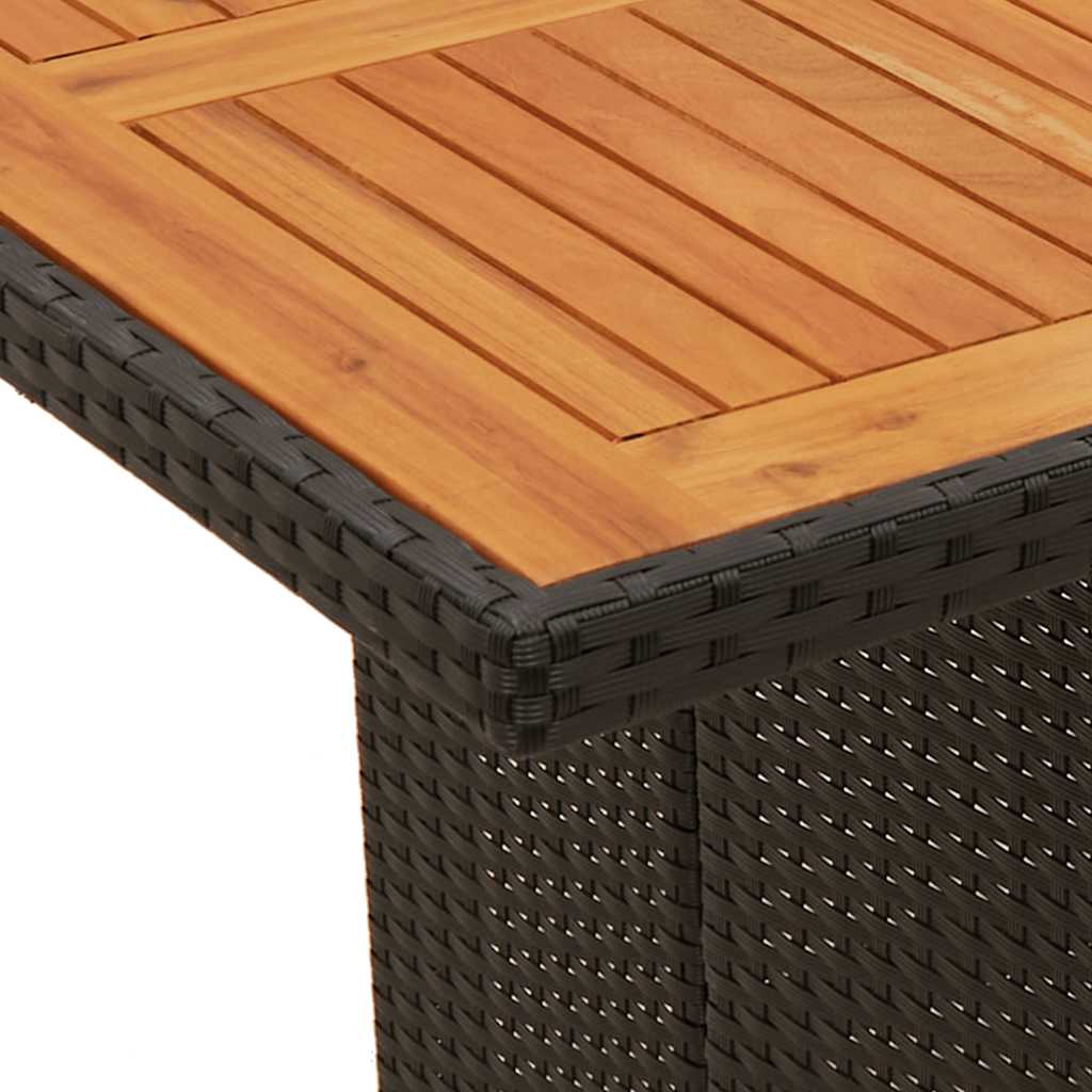 11-Delige Bistroset Met Kussens Poly Rattan
