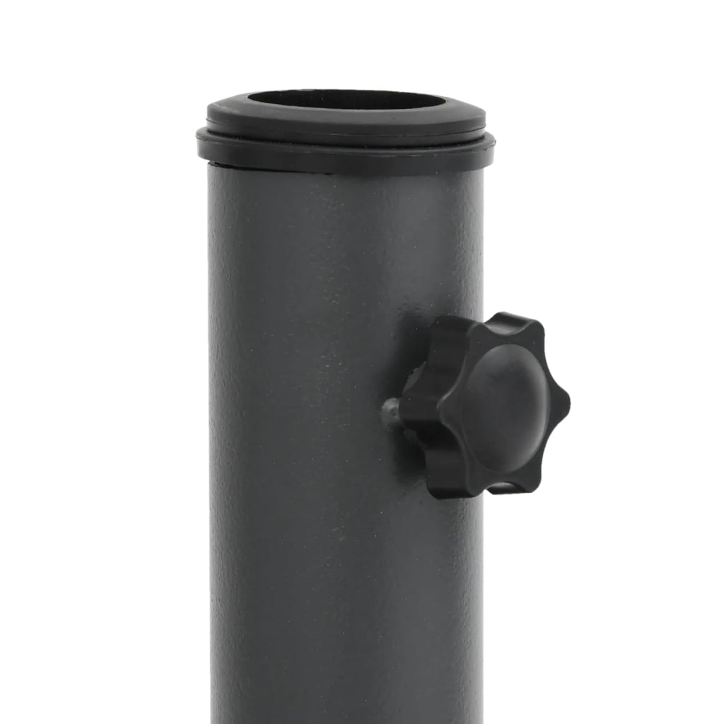 Parasolvoet Voor Stokken Van Ø32/35/38 Mm 11 Kg Vierkant