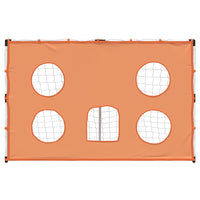 Kindervoetbaldoel Met Doelmat En Bal 182X62X118 Cm Grijs