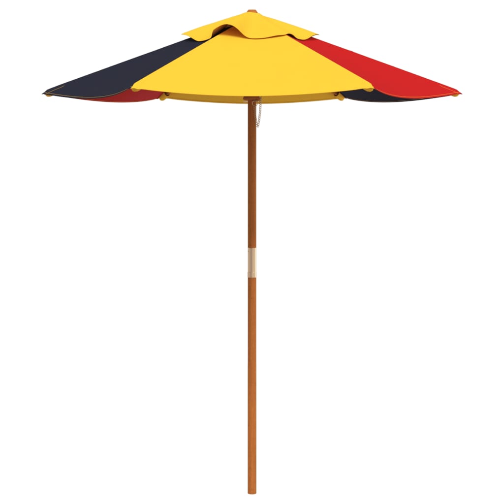 Picknicktafel Voor 4 Kinderen Met Parasol Massief Vurenhout