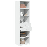Hoge Kast 50X42,5X185 Cm Bewerkt Hout