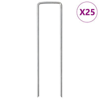 Grondharingen U-Vormig 20X3,5 Cm Gegalvaniseerd Staal