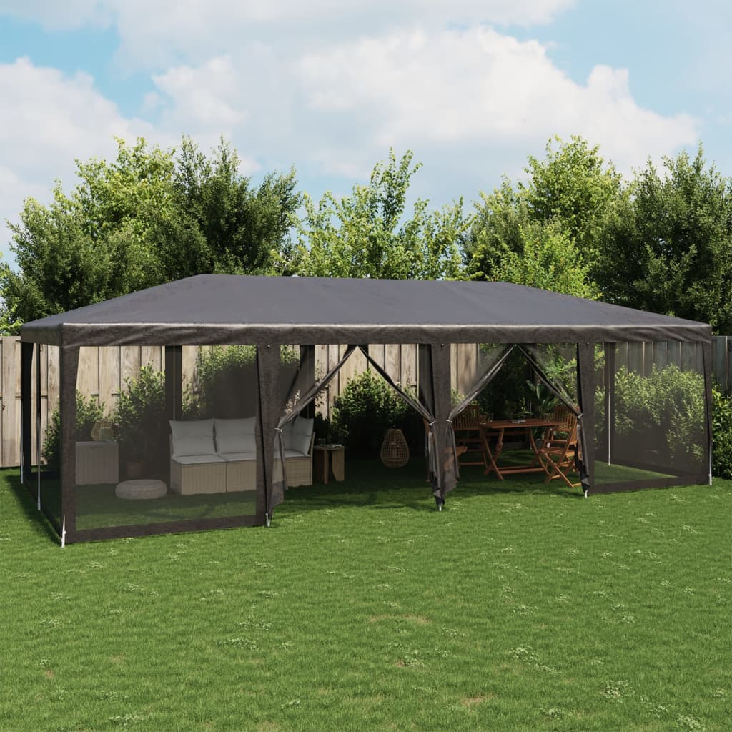 Partytent Met 12 Mesh Zijwanden Hdpe