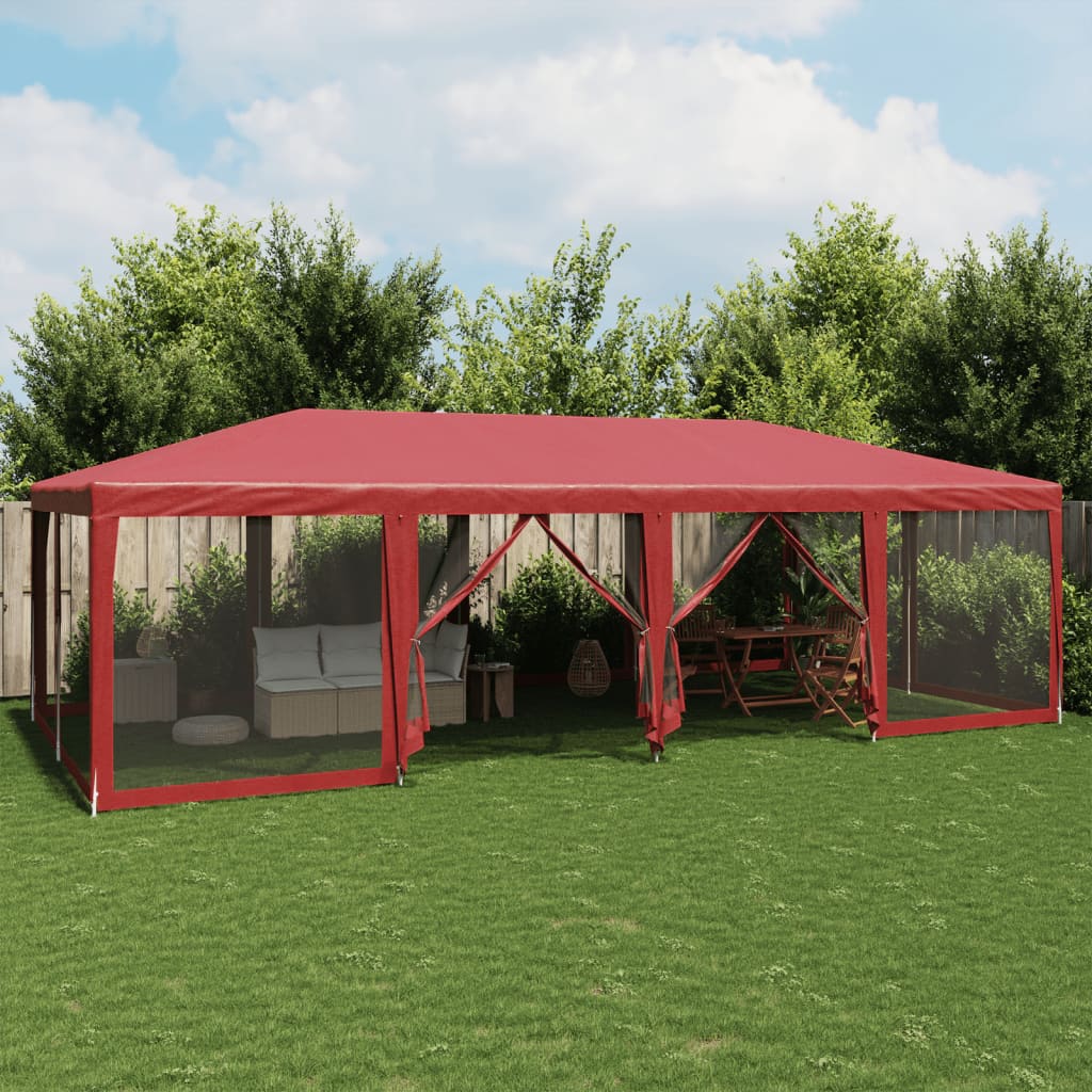 Partytent Met 12 Mesh Zijwanden Hdpe
