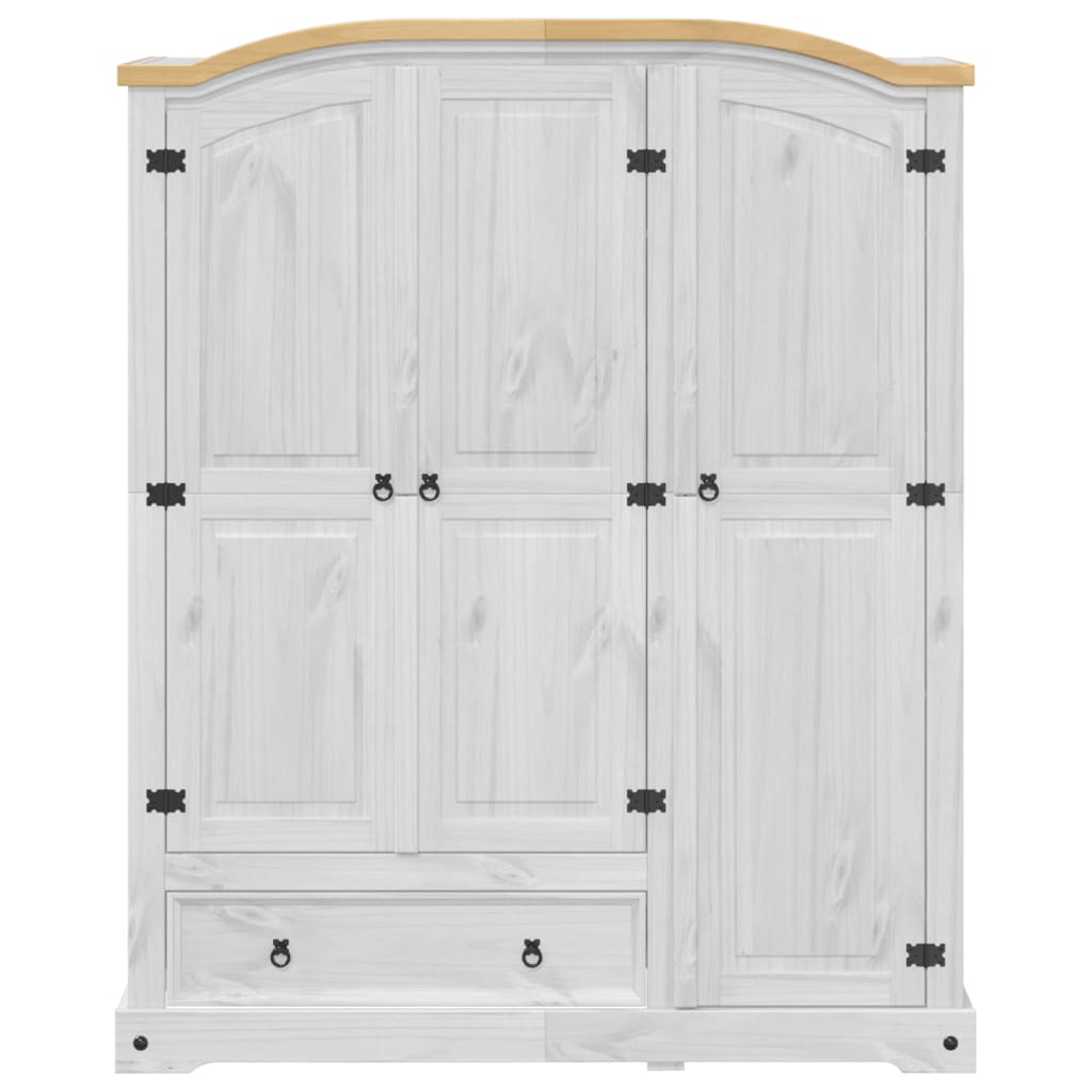 Kledingkast Corona 151,5X52X186 Cm Massief Grenenhout