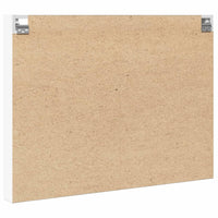 Vitrinekast 100X8,5X75 Cm Bewerkt Hout Wit