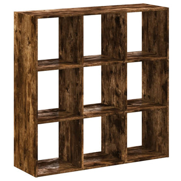 Boekenkast 102X32X Bewerkt Hout Kleurig Gerookt Eiken