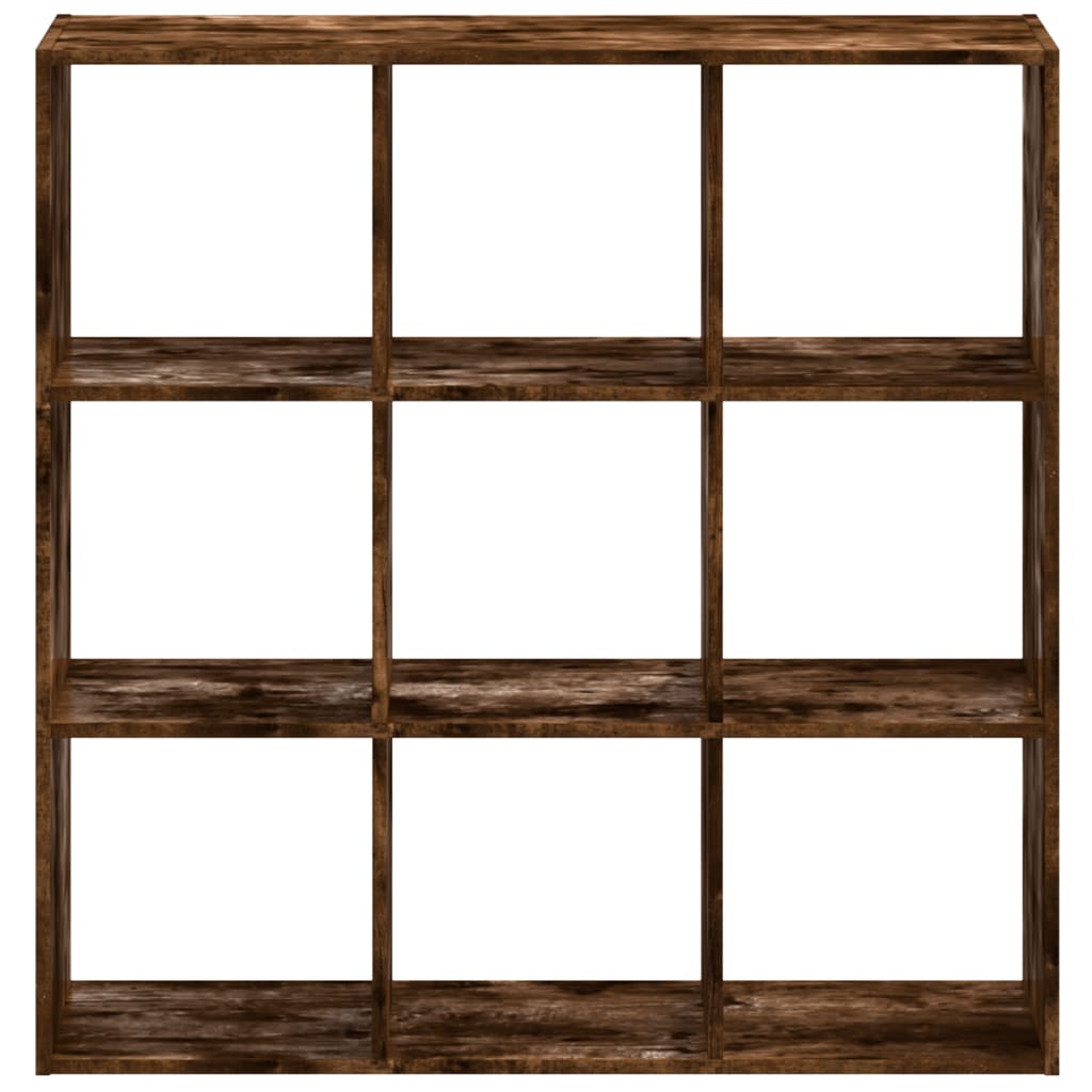Boekenkast 102X32X Bewerkt Hout Kleurig Gerookt Eiken