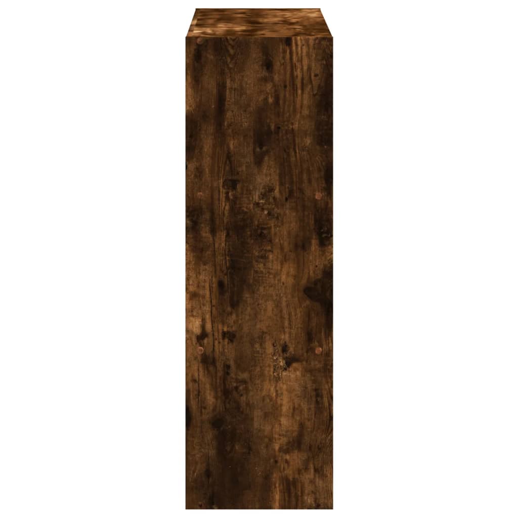 Boekenkast 102X32X Bewerkt Hout Kleurig Gerookt Eiken