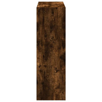 Boekenkast 102X32X Bewerkt Hout Kleurig Gerookt Eiken