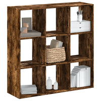 Boekenkast 102X32X Bewerkt Hout Kleurig Gerookt Eiken