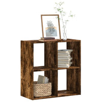 Boekenkast 102X32X Bewerkt Hout Kleurig Gerookt Eiken