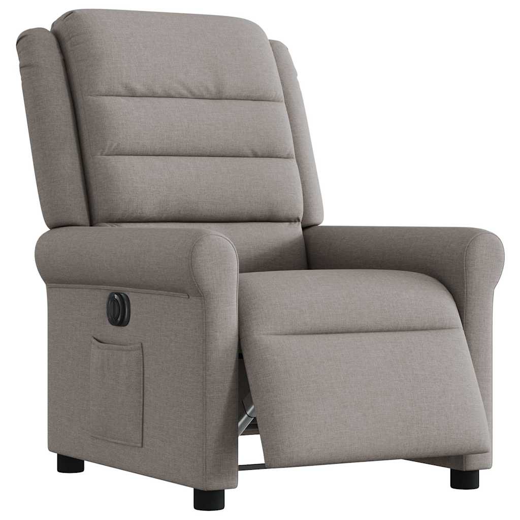 Fauteuil Verstelbaar Elektrisch Stof Taupe
