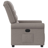 Fauteuil Verstelbaar Elektrisch Stof Taupe
