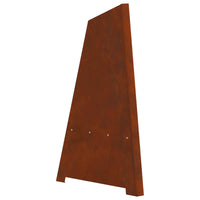 Vuurkorf Bruin 50 X 50 X 95 Cm Cortenstaal
