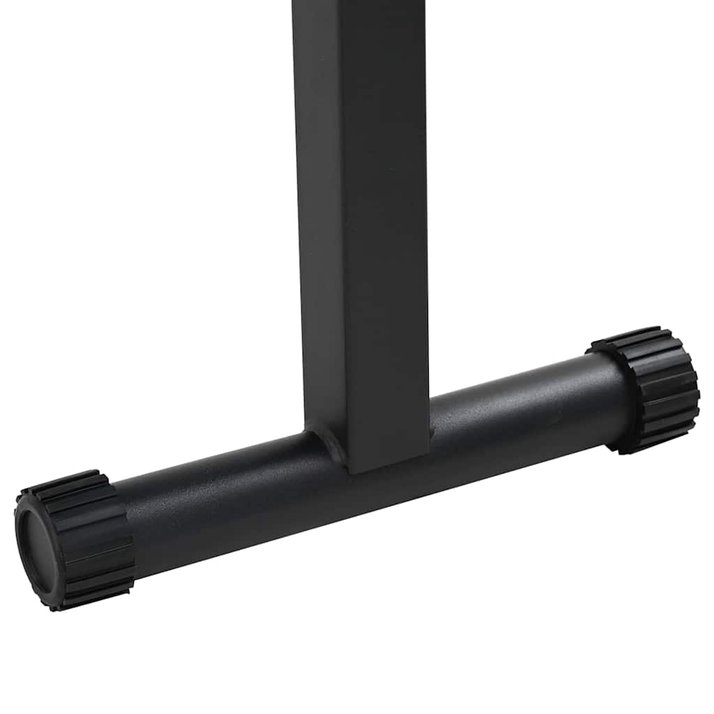 Gewicht Bank Zwart 108 X 27 X 41 Cm Gepoedercoat Staal