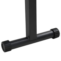 Gewicht Bank Zwart 108 X 27 X 41 Cm Gepoedercoat Staal