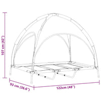 Hondenbed Staal