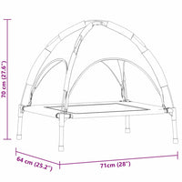 Hondenbed Staal