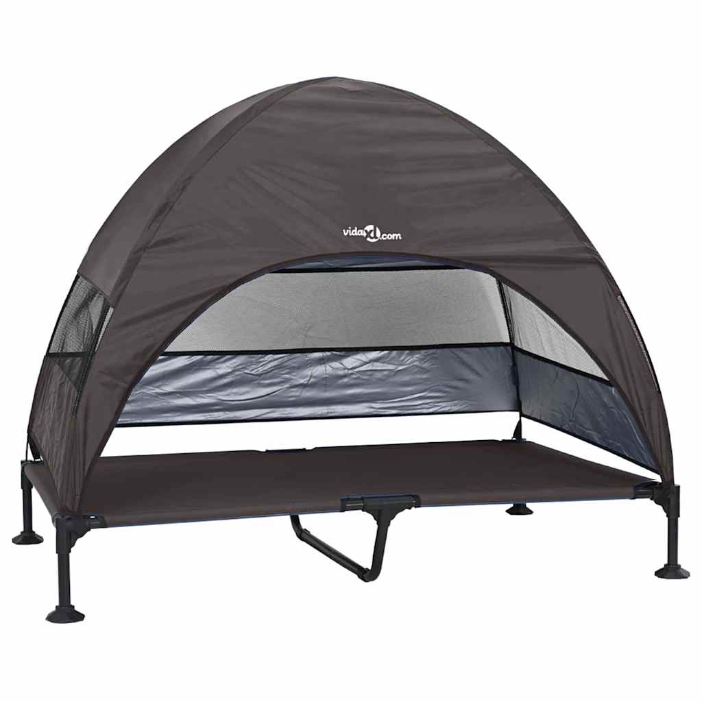 Verhoogd Hondenbed 127 X 81 X 108 Cm Stof En Staal