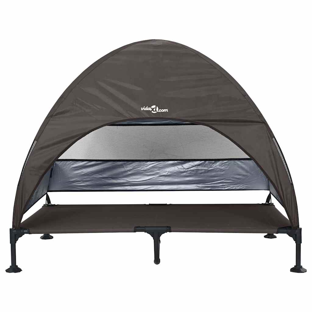 Verhoogd Hondenbed 127 X 81 X 108 Cm Stof En Staal