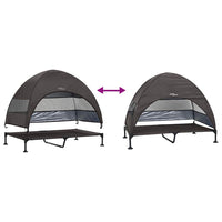 Verhoogd Hondenbed 127 X 81 X 108 Cm Stof En Staal