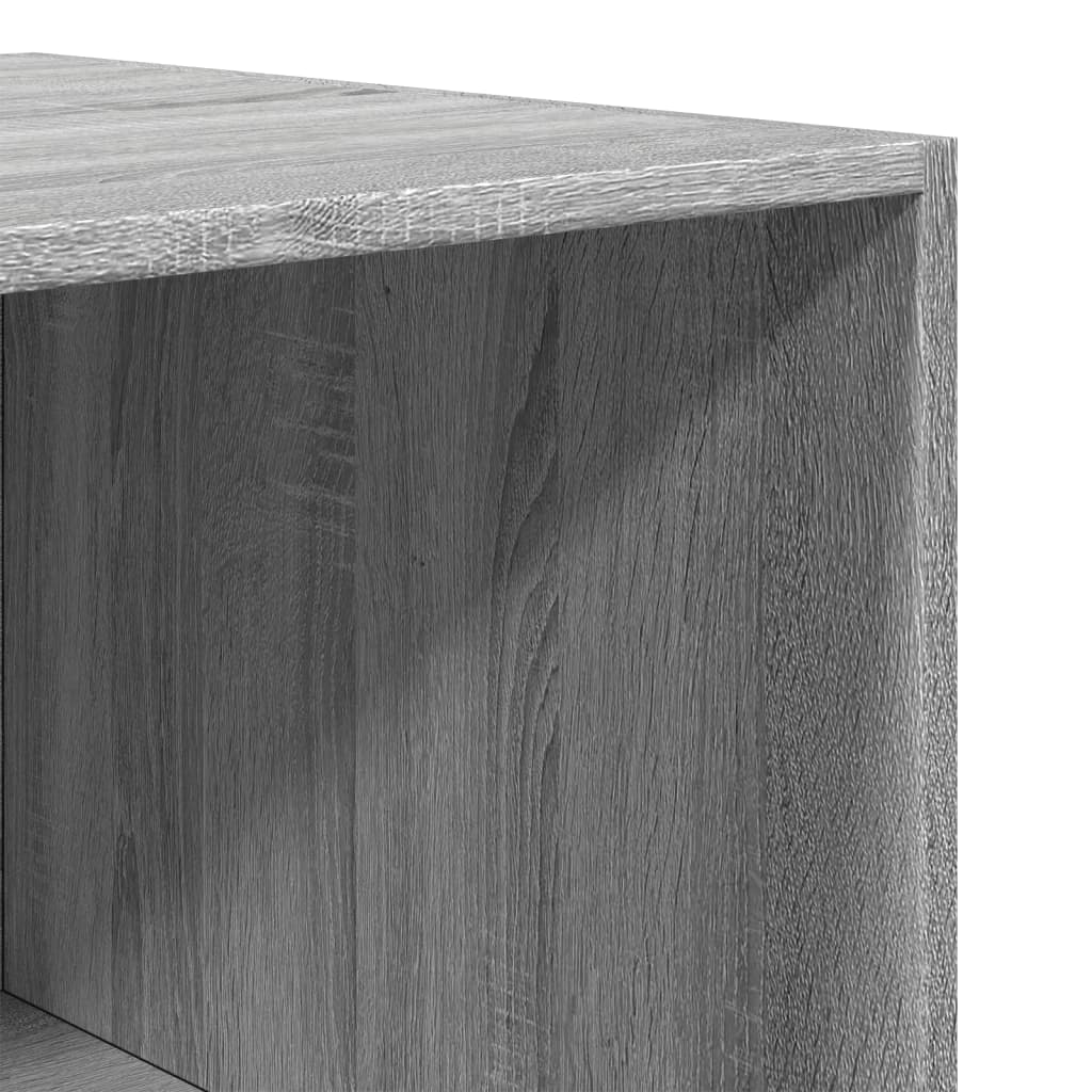 Kledingkast Bewerkt Hout Eikenkleur Grijs Sonoma