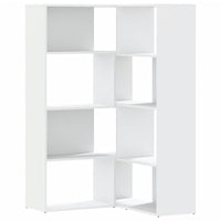Boekenkast 4-Laags Hoek 85X85X140 Cm Bewerkt Hout