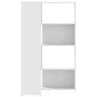 Boekenkast 4-Laags Hoek 85X85X140 Cm Bewerkt Hout