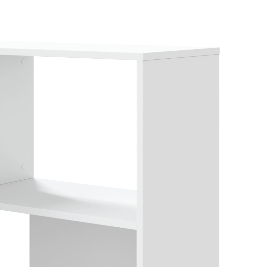 Boekenkast 4-Laags Hoek 85X85X140 Cm Bewerkt Hout