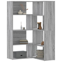 Boekenkast 4-Laags Hoek 85X85X140 Cm Bewerkt Hout
