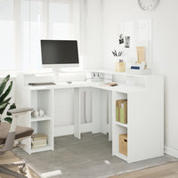 Bureau Met Led-Verlichting Bewerkt Hout
