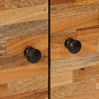 Dressoir 3 Pcs Bruin 60 X 33 X 75 Cm Massief Mango Hout