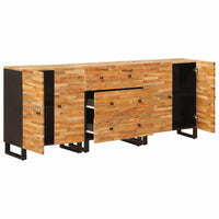 Dressoir 3 Pcs Bruin 60 X 33 X 75 Cm Massief Mango Hout