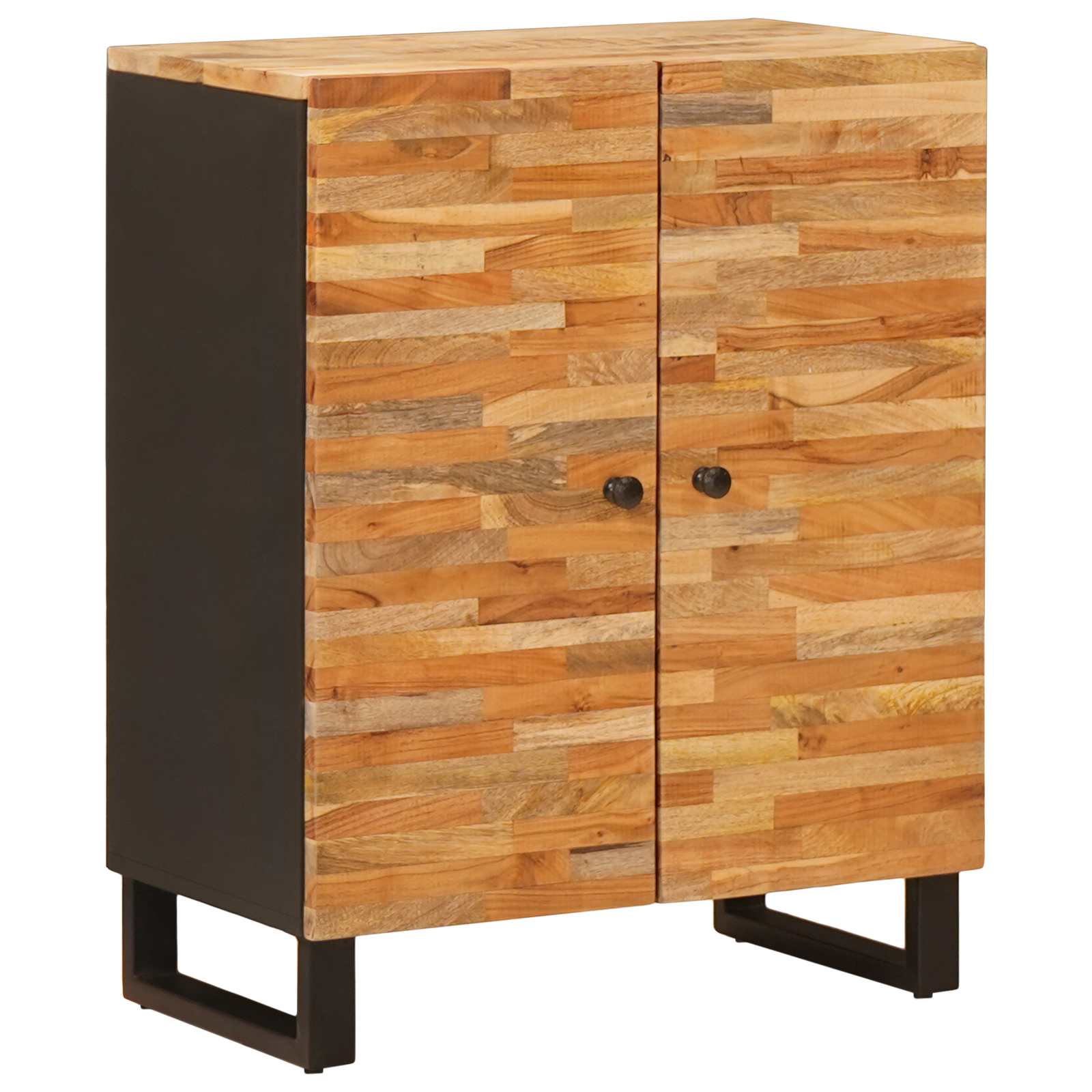 Dressoir 3 Pcs Bruin 60 X 33 X 75 Cm Massief Mango Hout