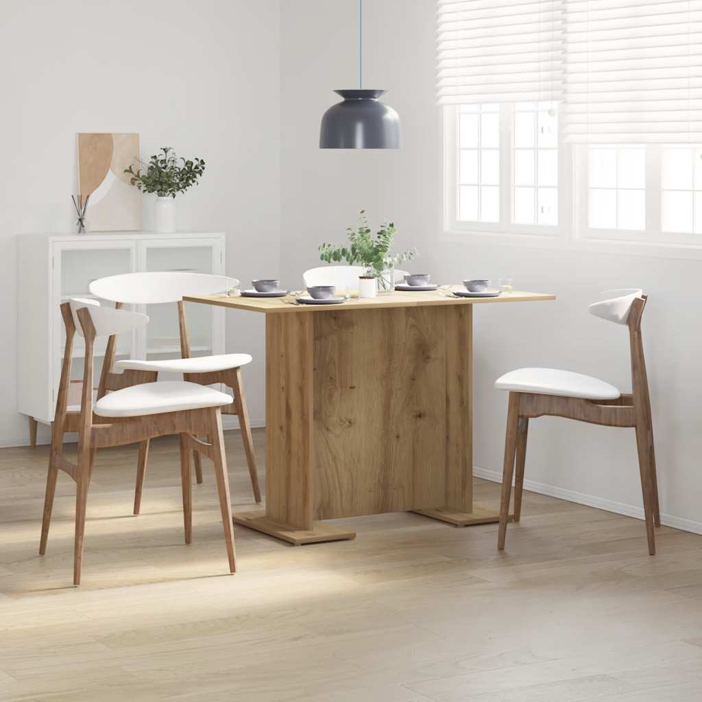 Eettafel 110X60X75 Cm Bewerkt Hout