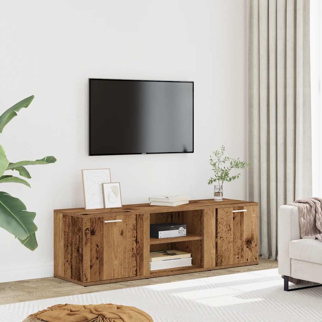 Tv-Meubel 120X34X37 Cm Bewerkt Hout Kleurig