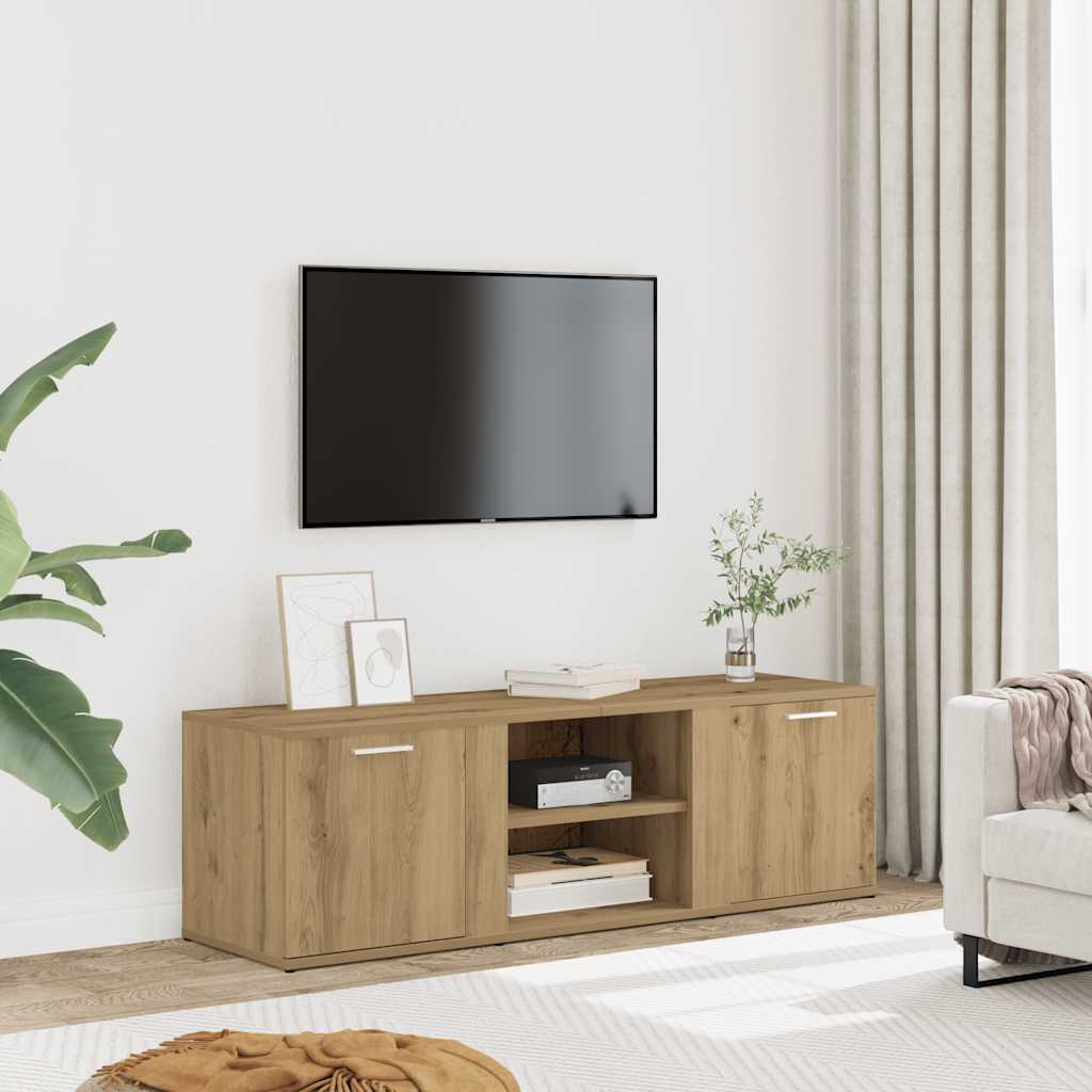 Tv-Meubel 120X34X37 Cm Bewerkt Hout Kleurig